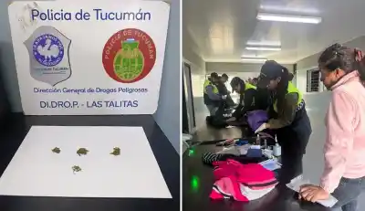 El can antinarcóticos marcó a una visitante: lo que escondía para ingresar al Instituto Cura Brochero