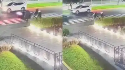 Persecución fatal en Unicenter: vigilador atropelló a un joven de 18 años y quedó grave