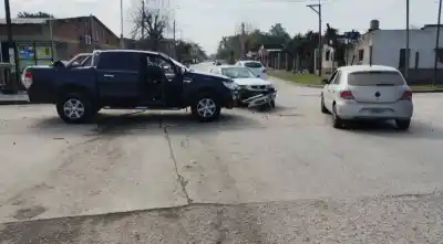 Choque de vehículos en Monteros: “Solo hubo daños materiales”