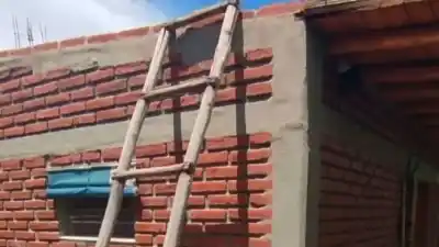 Un jubilado subió al techo para repararlo y una tabla podrida cambió todo