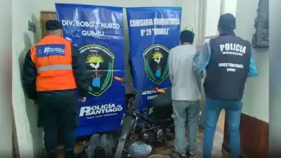 Circulaba en una moto robada, pero el control policial le puso fin a su escapada