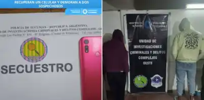 Robaron un Celular en Monteros y fueron Atrapados por la Policía