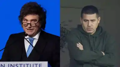 La frase que Milei le dedicó a Riquelme tras la eliminación de Boca