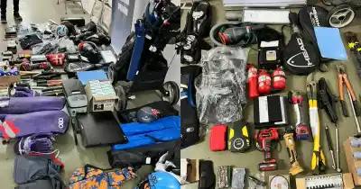 Abrieron autos en Rosario y robaron de todo: allanamientos y tres detenidos con un insólito botín