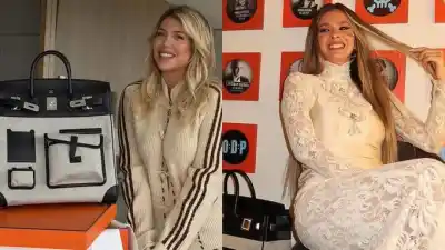 Wanda Nara se compró el mismo bolso Hermès que la China Suárez y desató la polémica