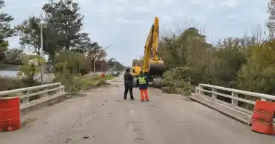 Tras nueve meses de clausura, avanza la reparación del puente sobre el río Carcarañá: ¿cuándo reabriría?