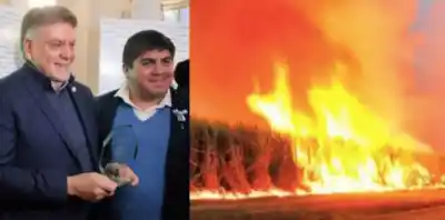 Domingo Amaya publicita “La Ruta del Azúcar” mientras en todo el sur incendian cañaverales, poniendo en riesgo a tucumanos y turistas