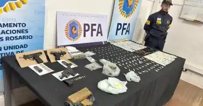 Allanaron una banda narco en Ludueña Norte y lo que encontraron en un búnker heló a la Federal