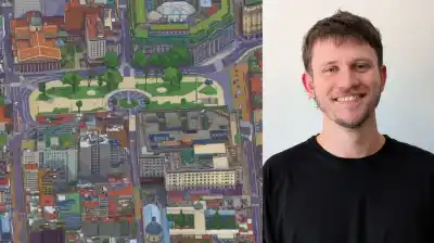 Transformó la Ciudad de Buenos Aires en un videojuego pixelado y escondió secretos que pocos encontraron