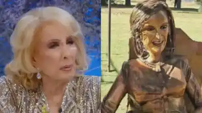 Mirtha Legrand volvió a ver su estatua y su reacción no dejó dudas: “¡Yo soy hermosa y eso es horrible!”