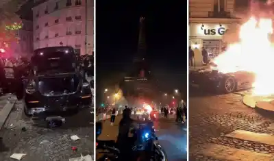 Un muerto y más de 700 detenidos: la celebración del PSG que terminó en caos en París