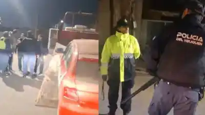 Operativo de tránsito en Centenario: la grúa que vino a secuestrar autos por alcoholemia también quedó retenida