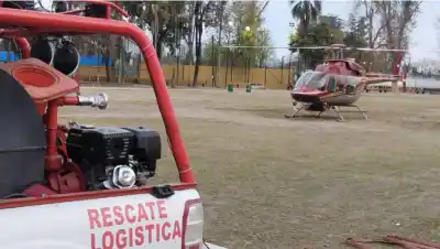 Monteros tuvo su rol en la Lucha Contra el Fuego en los Cerros Tucumanos