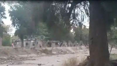 Un video registró los segundos de terror en La Banda: disparos, gritos y un joven herido en la cabeza