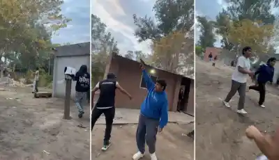 Batalla campal en barrio Agua y Energía: un joven de 22 años quedó gravemente herido de bala en la cabeza