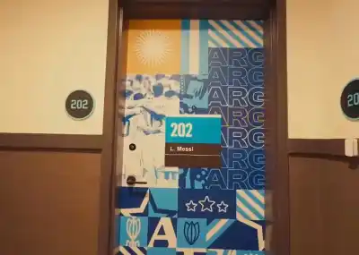 El número de la habitación de Messi en Kansas que desató la locura de los hinchas