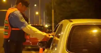 Chocó contra una columna en el Parque San Martín y el alcoholímetro explotó: 2,34 g/l