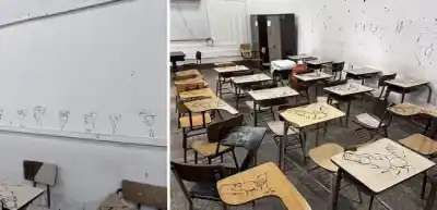 Pintadas y destrozos en un aula de la Facultad de Artes: el comunicado que preocupa a la comunidad universitaria