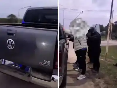 Detectaron una camioneta sin patente y lo que ocurrió después desató un operativo
