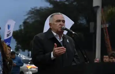 Jaldo reveló la cruda realidad financiera mientras inauguraba una obra clave