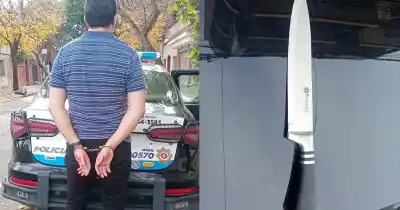 Repartidor de barrio Arroyito fue atacado con una faca: el hijo de una clienta lo esperó y le provocó un profundo corte en la cara