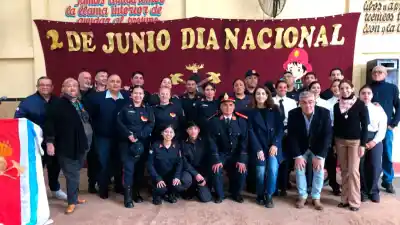 Homenaje a los bomberos voluntarios en La Banda: el emotivo mensaje que marcó la jornada