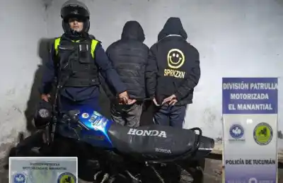 Salieron a robar en moto pero el destino les jugó una mala pasada