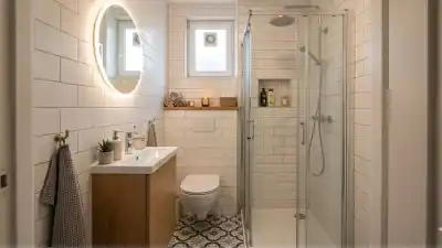 El dilema del baño chico: ¿ducha o bañera para ganar espacio?