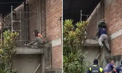 Rescataron a una joven que amenazaba con tirarse al vacío y detuvieron a un hombre: “Ella no dijo que la violaron”