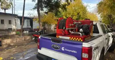 Incendio en Guaymallén: el dramático rescate de cuatro personas atrapadas