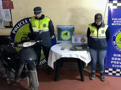 En plena madrugada, una persecución terminó con una menor detenida y un cargamento de droga