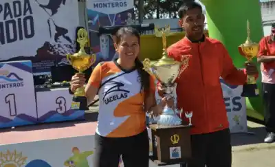 Gladys González y Aaron Quiroga los Reyes de la Trepada al Indio 2024