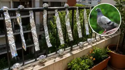 El truco del papel aluminio para ahuyentar palomas que se volvió viral