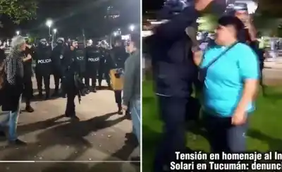 Homenaje al Indio Solari terminó con detenidos y denuncias contra la policía en Tucumán