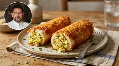 Ni jamón ni queso: el sándwich exprés de Dani García que se hace con 4 huevos y un truco crocante