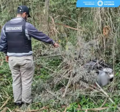 Motocicleta Robada es Hallada sin Ruedas en Monteros