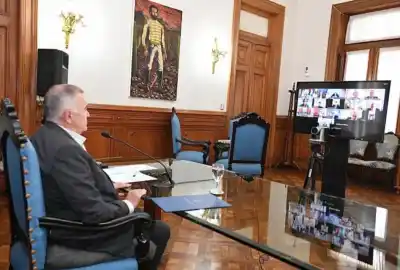 Jaldo junto a Caputo y Francos y Gobernadores analizaron el Presupuesto 2025