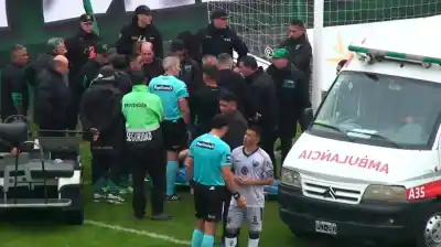 El parte médico que estremeció al fútbol: qué le diagnosticaron al arquero de Nueva Chicago tras el ataque en San Juan