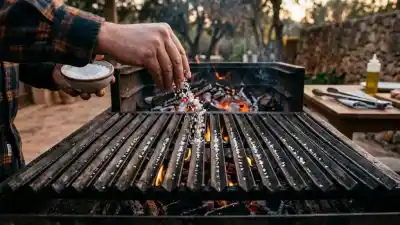 El truco de la sal gruesa en la parrilla que pocos conocen