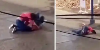 Pelea en plena avenida: dos mujeres se agarraron a golpes y un policía intervino