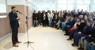 Pullaro inauguró una obra millonaria en Funes: lo que encontraron adentro sorprendió a todos