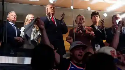 La visita de Trump al Madison Square Garden desató un caos total en plena final de la NBA