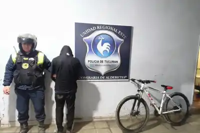 Se la llevó a cuestas pero lo atraparon a metros: la bicicleta de alta gama que robó ‘El Coreano’