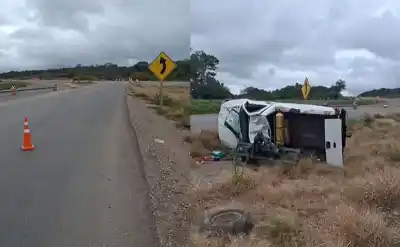 Volcó su camioneta en la Ruta 34 y lo que encontraron los rescatistas los dejó helados