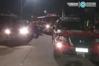 Madre e hijo atrapados en violento incendio en Tucumán