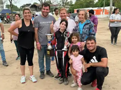 Amparo Carrasco Aráoz fue “Reina” del karting tucumano en Graneros