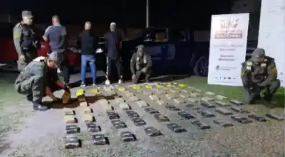 Droga en Las Mesadas: Gendarmería Incautó más de 80 kilos de Cocaína