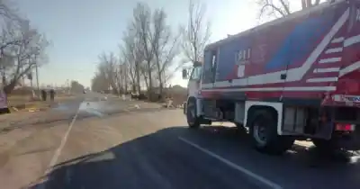Una vivienda prefabricada en llamas: lo que hallaron los bomberos al llegar