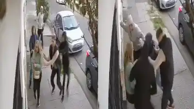 Golpeada contra la pared, le robaron el auto en 10 segundos mientras paseaba al perro