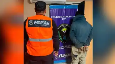 Un hombre de 31 años fue detenido en La Banda: lo encontraron intentando escapar por los techos con una bicicleta